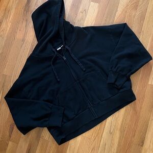 GAP Black Zip Up Hoodie